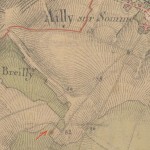 ferme d’Ailly – carte etat major  1820-1866 – fleche