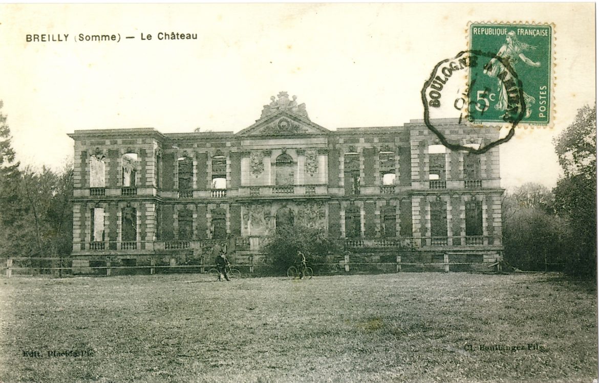 anciennes cartes postales du château